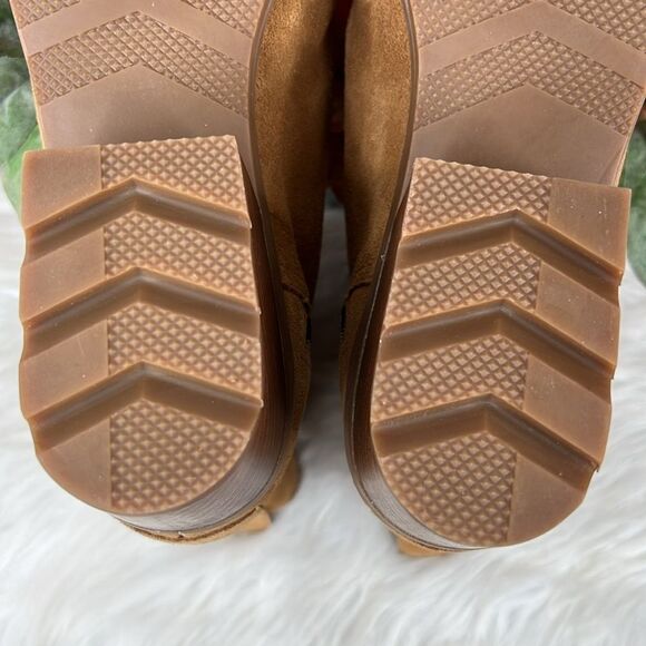 Sorel Cate Suede Ankle Boots Women’s 10 Camel Brown NL3380-224 Waterproof - Picture 9 of 11